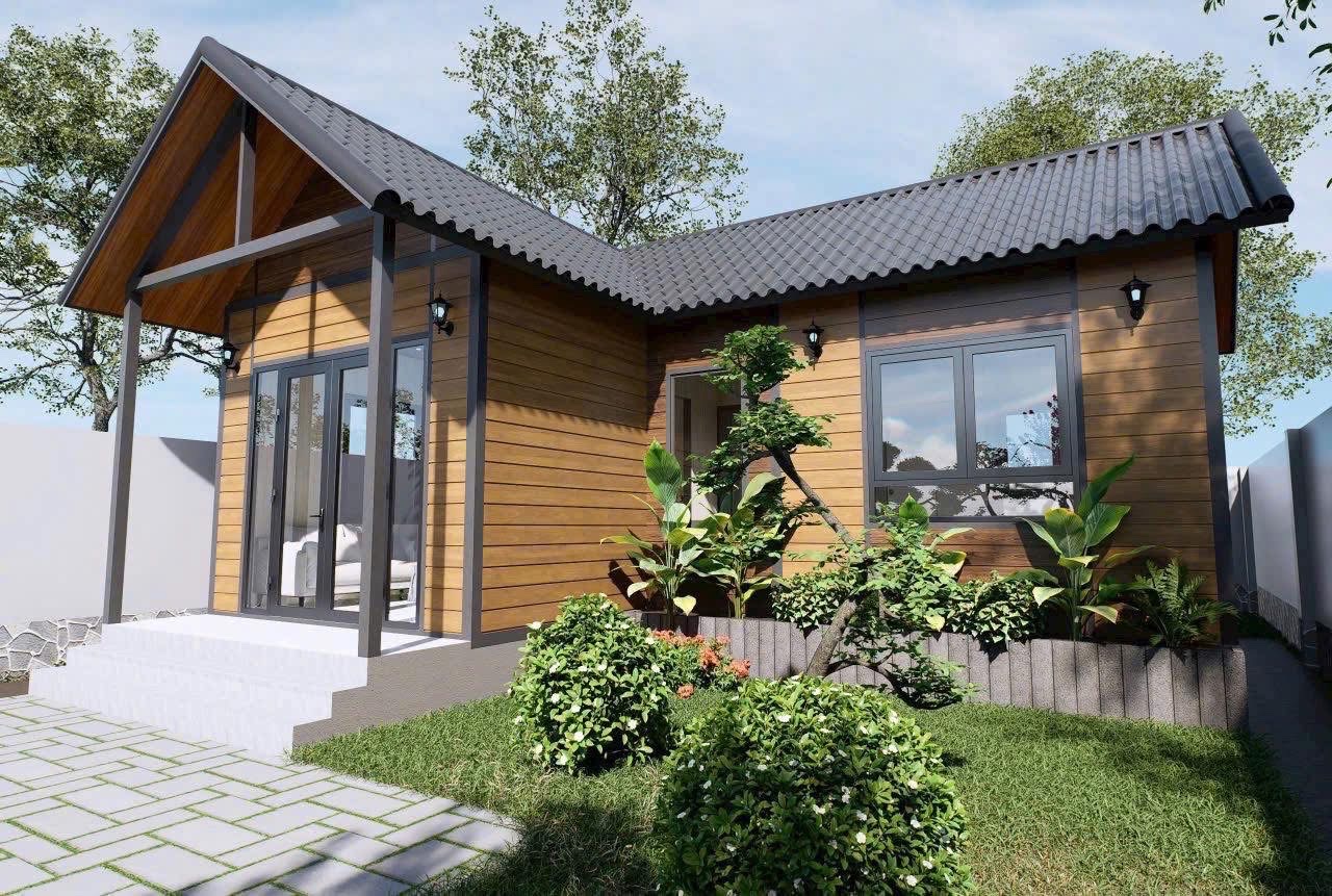 Nhà Gỗ Xi Măng 10mx8m