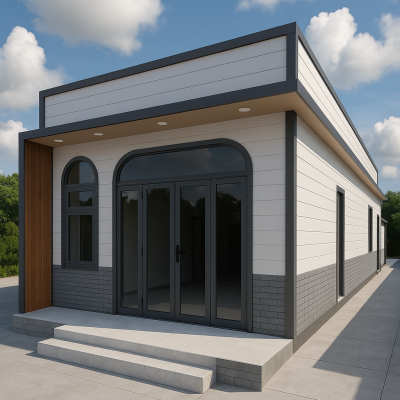 Nhà Tấm Hợp Kim Nhôm 5mx12m