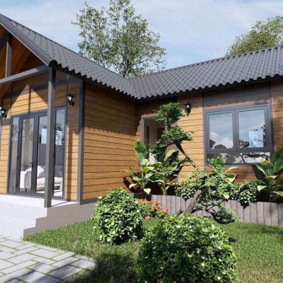 Nhà Gỗ Xi Măng 10mx8m